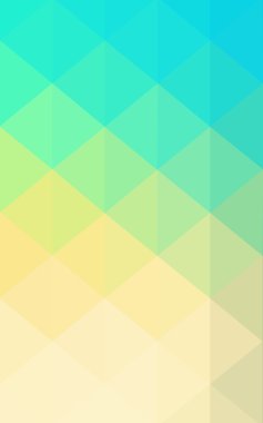 Açık mavi, poligonal tasarım deseni, yeşil üçgenler ve degrade origami tarzı hangi oluşur