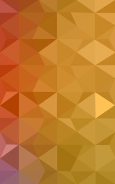 Üçgenler ve degrade origami tarzı oluşur çok renkli pembe, sarı poligonal tasarım deseni.