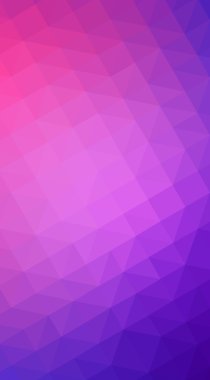 Üçgenler ve degrade origami tarzı oluşur çok renkli mor, pembe poligonal tasarım illüstrasyon.