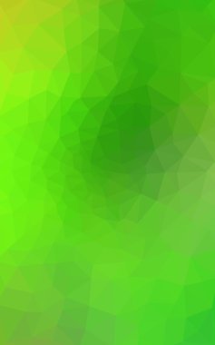 Üçgenler ve degrade origami tarzı oluşur yeşil köşeli tasarım deseni.