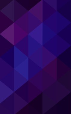 Üçgenler ve degrade origami tarzı oluşur koyu pembe, mavi köşeli tasarım deseni