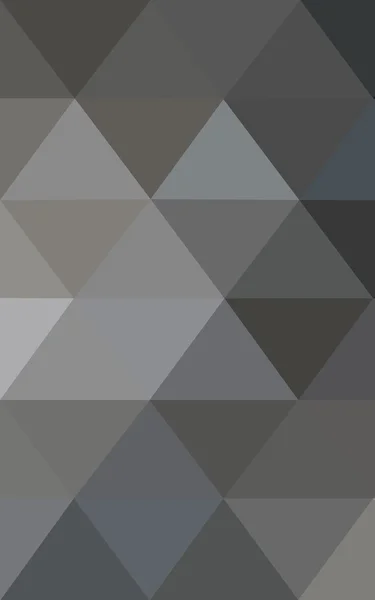 Gray polygonal design pattern, which consist of triangles and gradient in origami style. — Stock Photo, Image