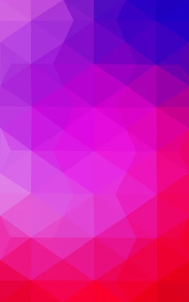 Multicolor pink, blue polygonal design pattern, which consist of triangles and gradient in origami style. — Stock Photo, Image