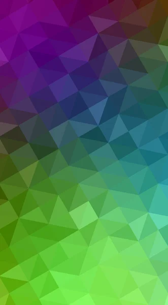 Multicolor rosa, desenho poligonal verde ilustração, que consistem em triângulos e gradiente no estilo origami . — Fotografia de Stock