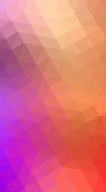 Üçgenler ve degrade origami tarzı oluşur çok renkli köşeli tasarım illüstrasyon.