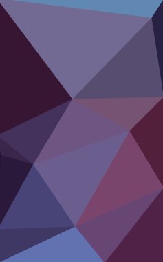 Üçgenler ve degrade origami tarzında oluşan koyu mor kenarlı tasarım deseni.