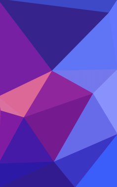 Üçgenler ve degrade origami tarzı oluşur çok renkli mavi, kırmızı kenarlı tasarım deseni.