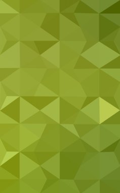 Üçgenler ve degrade origami tarzı oluşur yeşil köşeli tasarım deseni.