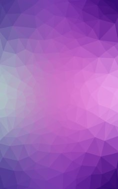 Üçgenler ve degrade origami tarzında oluşan pembe poligonal tasarım deseni.