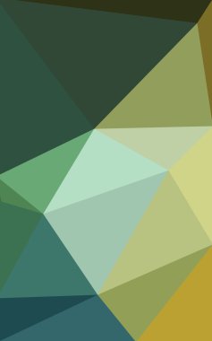 Üçgenler ve degrade origami tarzı oluşur çok renkli yeşil, sarı, turuncu poligonal tasarım deseni.