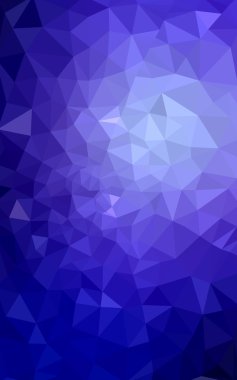 Üçgenler ve degrade origami tarzı oluşur mor kenarlı tasarım deseni.