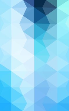 Üçgenler ve degrade origami tarzı oluşur mavi köşeli tasarım deseni.