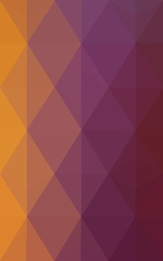 Üçgenler ve degrade origami tarzı oluşur çok renkli pembe, sarı poligonal tasarım deseni.