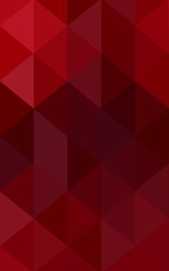 Üçgenler ve degrade origami tarzı oluşur koyu kırmızı köşeli tasarım deseni