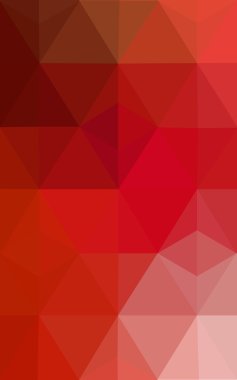 Üçgenler ve degrade origami tarzı oluşur kırmızı köşeli tasarım deseni.