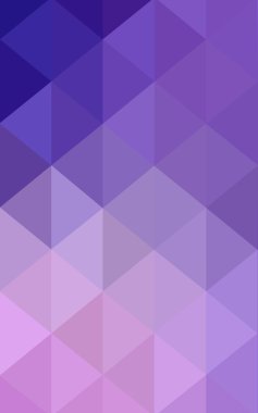 Üçgenler ve degrade origami tarzında oluşan hafif mor pembe poligonal tasarım deseni