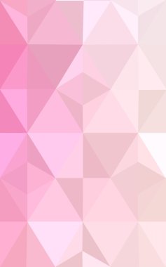 Üçgenler ve degrade origami tarzı oluşur çok renkli pembe, sarı poligonal tasarım deseni.