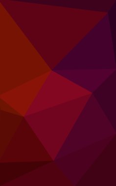 Üçgenler ve degrade origami tarzı oluşur koyu kırmızı köşeli tasarım deseni.