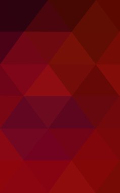 Üçgenler ve degrade origami tarzı oluşur koyu kırmızı köşeli tasarım deseni.