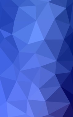 Üçgenler ve degrade origami tarzında oluşan ışık mavi köşeli tasarım deseni