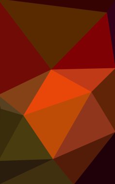 Üçgenler ve degrade origami tarzı oluşur çok renkli koyu kırmızı, yeşil köşeli tasarım deseni.