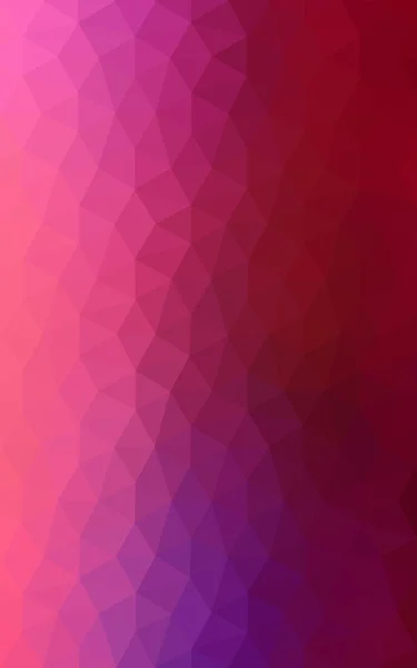 Mehrfarbiges lila, rosa polygonales Designmuster, das aus Dreiecken und Farbverlauf im Origami-Stil besteht. — Stockfoto
