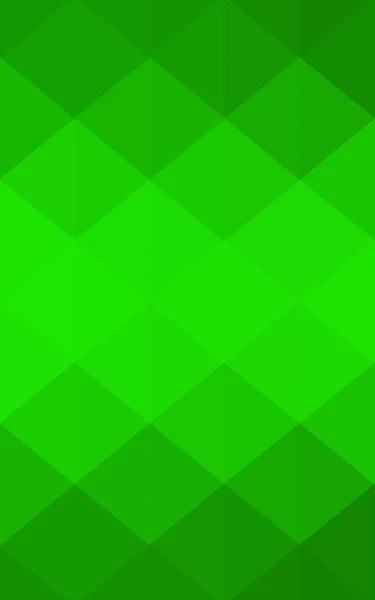 Modèle polygonal vert clair, qui se composent de triangles et de dégradés dans le style origami — Photo