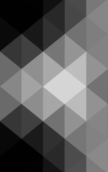 三角形と折り紙スタイルの勾配から成っている軽い灰色多角形デザイン パターン — ストック写真