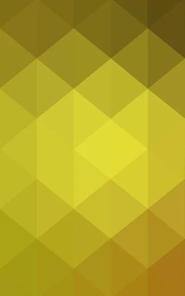 Light green-yellow polygonal design pattern,which consist of triangles and gradient in origami style — Stock Photo, Image