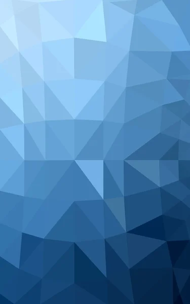 Light blue polygonal design pattern,which consist of triangles and gradient in origami style — Stock Photo, Image