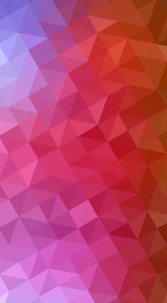 Multicolor blauw, rood veelhoekige ontwerp illustratie, die bestaan uit driehoeken en verloop in origami stijl. — Stockfoto