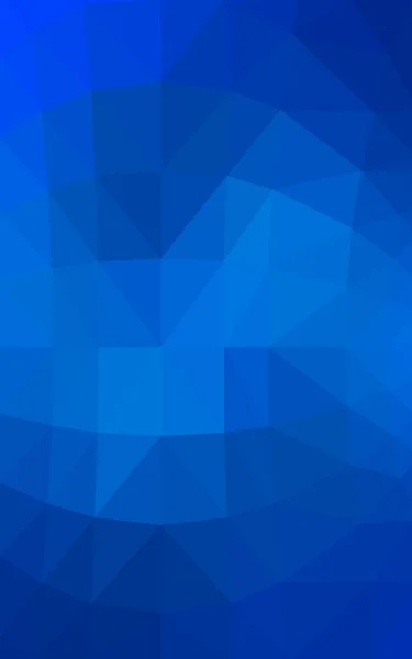 Padrão de design poligonal azul claro, que consistem em triângulos e gradiente no estilo origami — Fotografia de Stock
