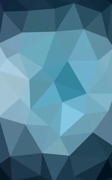 Тёмно-синий многоугольный рисунок, состоящий из треугольников и градиента в стиле оригами — стоковое фото