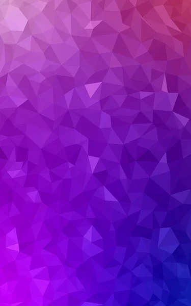 Helles lila-rosa polygonales Muster, das aus Dreiecken und einem Farbverlauf im Origami-Stil besteht — Stockfoto