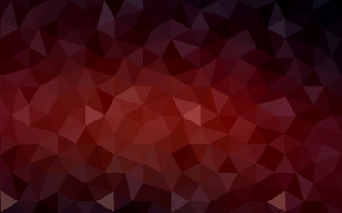 Üçgenler ve degrade origami tarzı oluşur koyu kırmızı köşeli tasarım deseni.