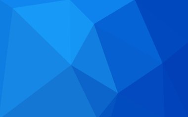 Üçgenler ve degrade origami tarzı oluşur mavi köşeli tasarım deseni.