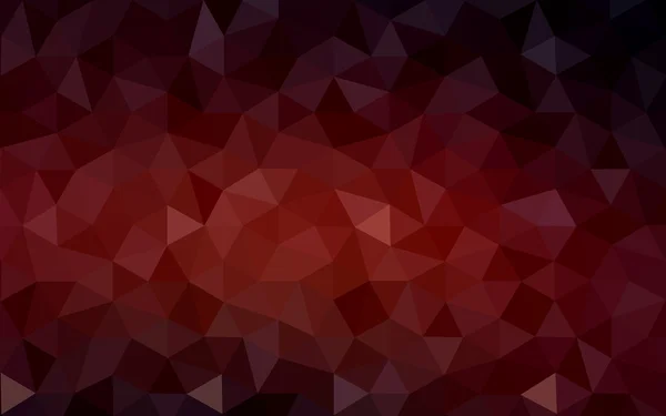 Modèle de conception polygonale rouge foncé, qui se composent de triangles et de dégradé dans le style origami . — Image vectorielle