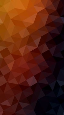 Üçgenler ve degrade origami tarzında oluşan koyu kırmızı köşeli tasarım illüstrasyon.