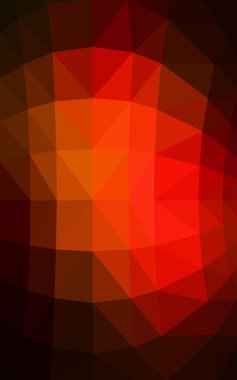 Üçgenler ve degrade origami tarzı oluşur koyu kırmızı köşeli tasarım deseni