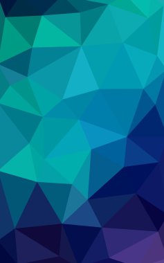 Açık mavi, poligonal tasarım deseni, yeşil üçgenler ve degrade origami tarzı hangi oluşur