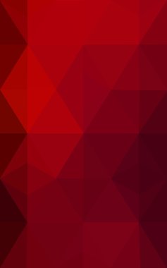 Üçgenler ve degrade origami tarzı oluşur koyu kırmızı köşeli tasarım deseni.