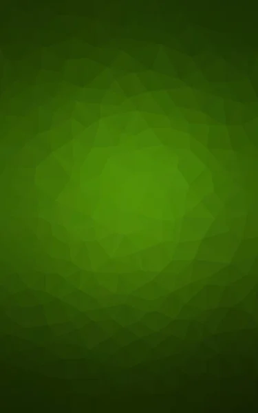 Light green polygonal design pattern,which consist of triangles and gradient in origami style — Stock Photo, Image