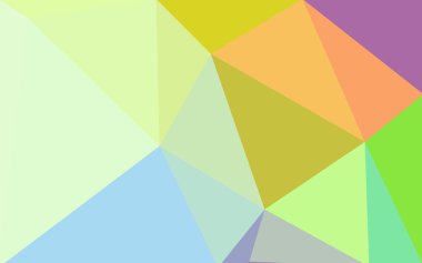 Üçgenler ve degrade origami tarzı oluşur çok renkli köşeli tasarım deseni.