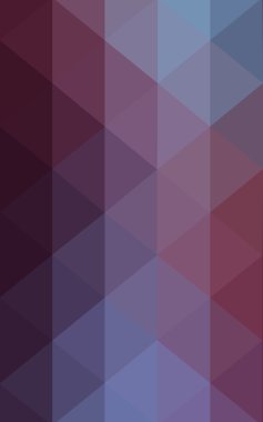 Üçgenler ve degrade origami tarzında oluşan koyu mor kenarlı tasarım deseni