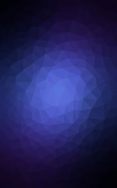 Patrón de diseño poligonal azul oscuro, que consiste en triángulos y gradiente en estilo origami — Foto de Stock