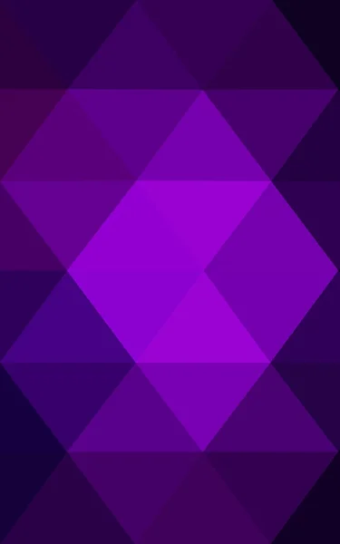 Dunkelviolettes polygonales Muster, das aus Dreiecken und einem Farbverlauf im Origami-Stil besteht. — Stockfoto