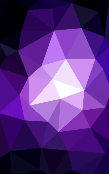 Темно-фиолетовый многоугольный рисунок, состоящий из треугольников и градиента в стиле оригами — стоковое фото