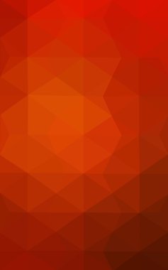 Üçgenler ve degrade origami tarzı oluşur kırmızı köşeli tasarım deseni.