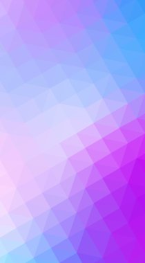 Üçgenler ve degrade origami tarzı oluşur çok renkli pembe, mavi köşeli tasarım illüstrasyon.