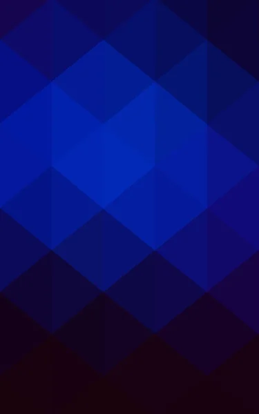 Padrão de design poligonal azul escuro, que consistem em triângulos e gradiente no estilo origami — Fotografia de Stock
